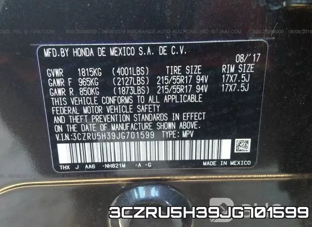3CZRU5H39JG701599 фото 10