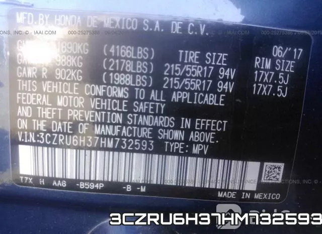 3CZRU6H37HM732593 фото 10