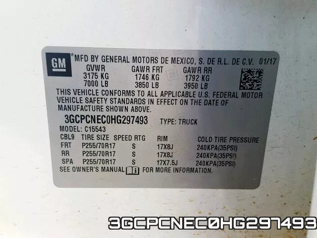 3GCPCNEC0HG297493 фото 2