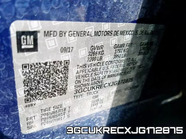 3GCUKRECXJG172875 фото 2
