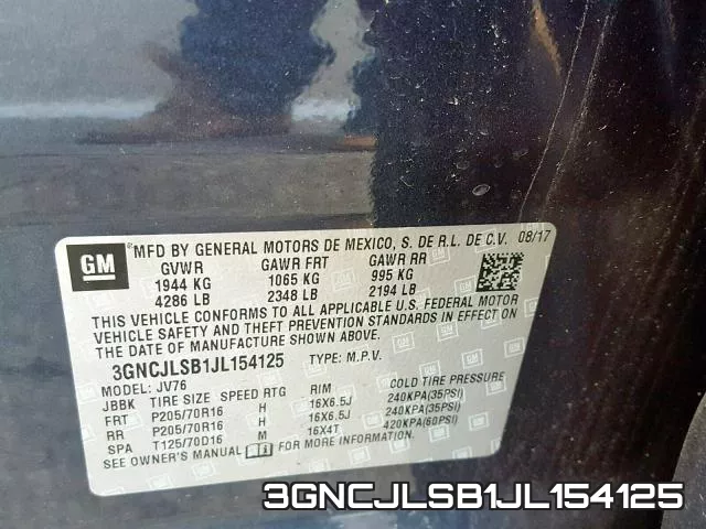3GNCJLSB1JL154125 фото 2