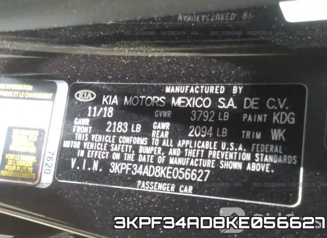 3KPF34AD8KE056627 фото 10