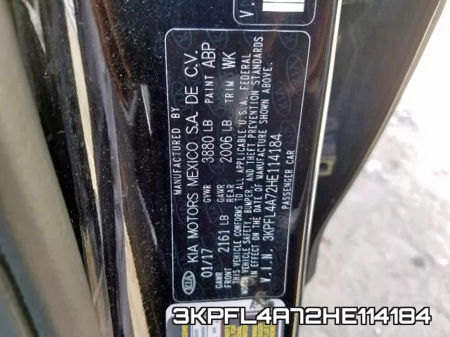 3KPFL4A72HE114184 фото 2