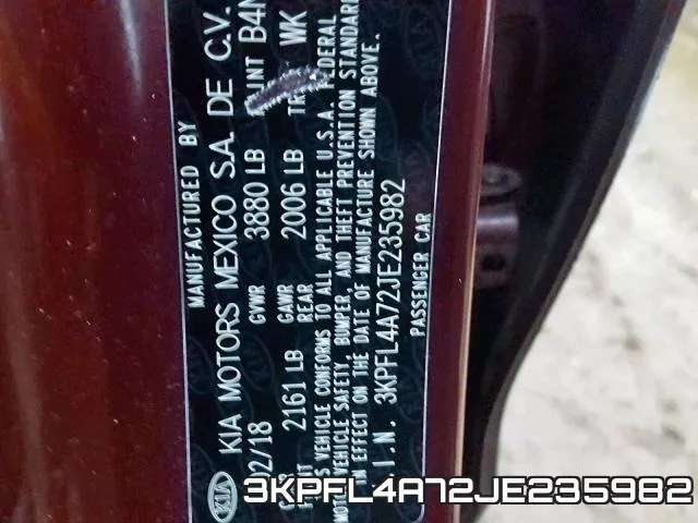 3KPFL4A72JE235982 фото 2