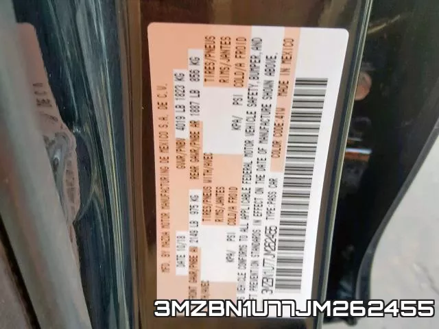 3MZBN1U77JM262455 фото 2