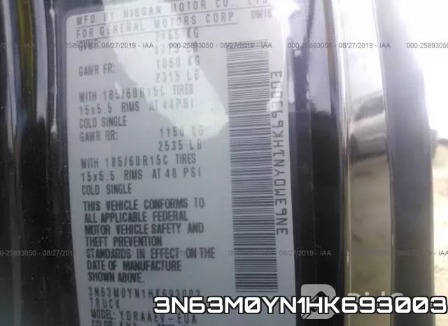 3N63M0YN1HK693003 фото 10