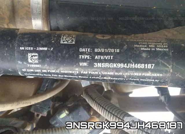 3NSRGK994JH468187 фото 2