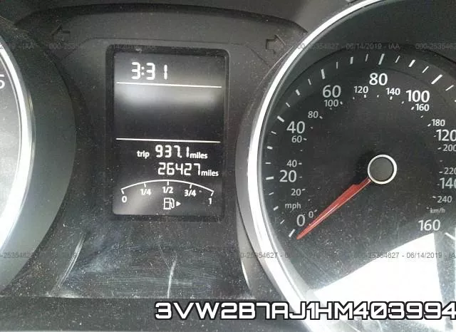 3VW2B7AJ1HM403994 фото 8