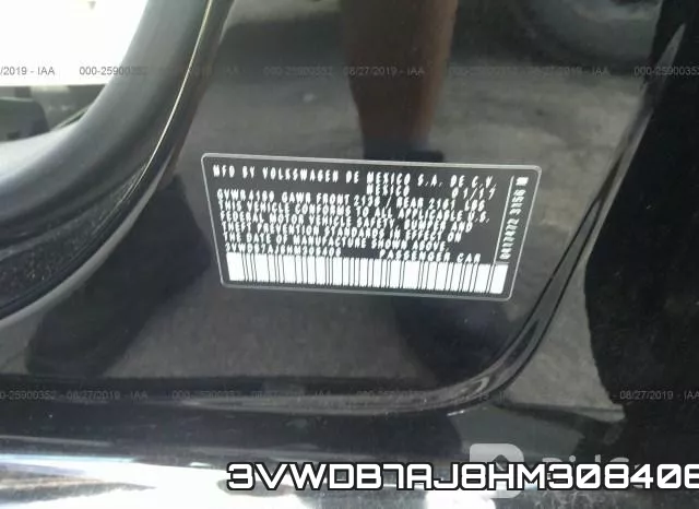 3VWDB7AJ8HM308406 фото 10