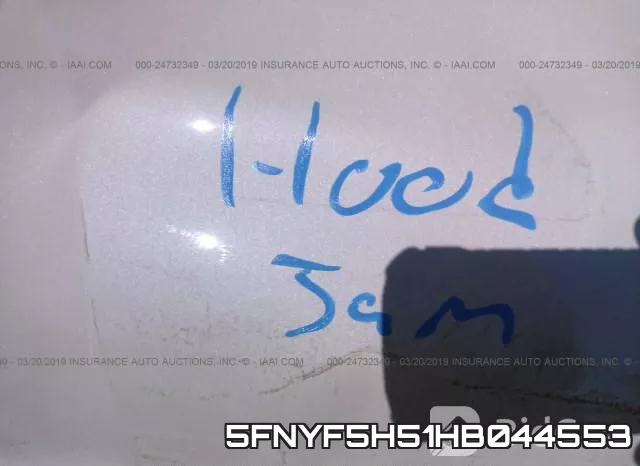 5FNYF5H51HB044553 фото 2