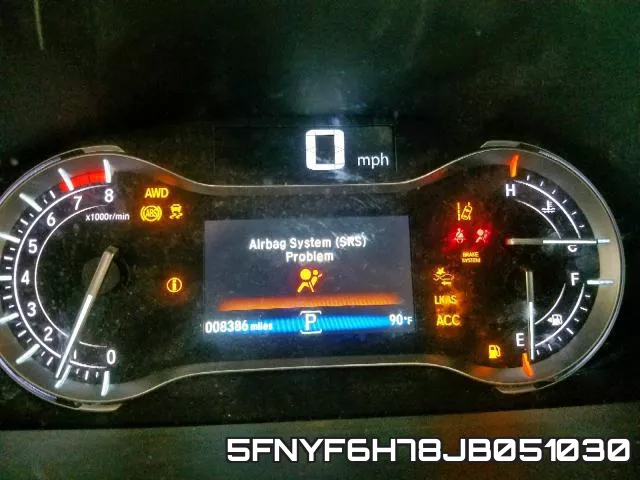 5FNYF6H78JB051030 фото 9