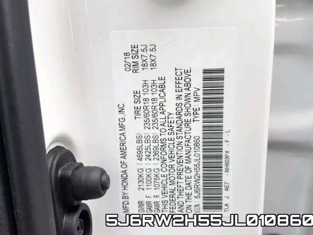 5J6RW2H55JL010860 фото 2