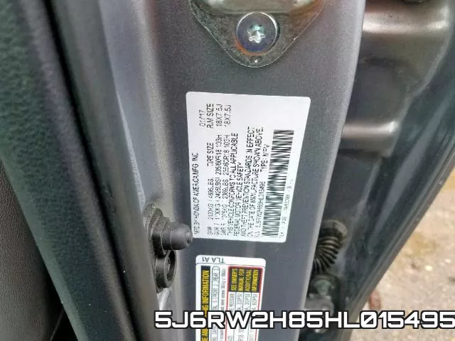5J6RW2H85HL015495 фото 2