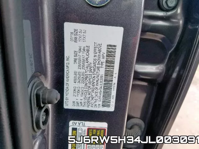 5J6RW5H34JL003091 фото 2
