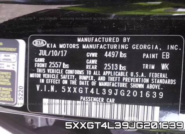 5XXGT4L39JG201639 фото 10