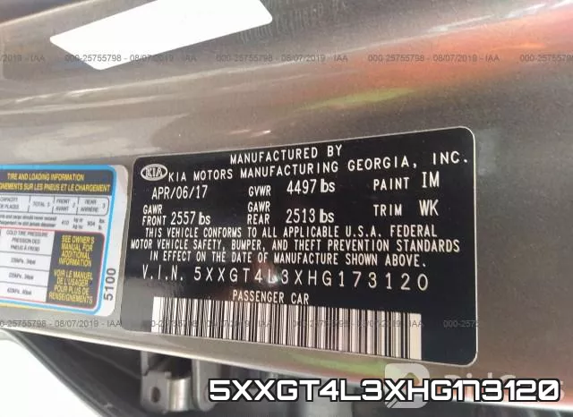 5XXGT4L3XHG173120 фото 10