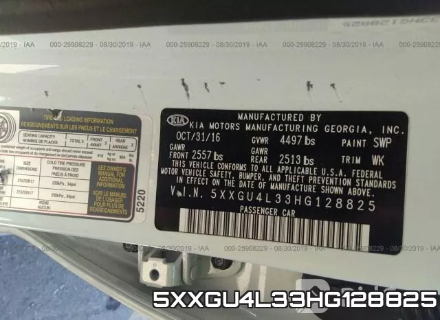 5XXGU4L33HG128825 фото 10