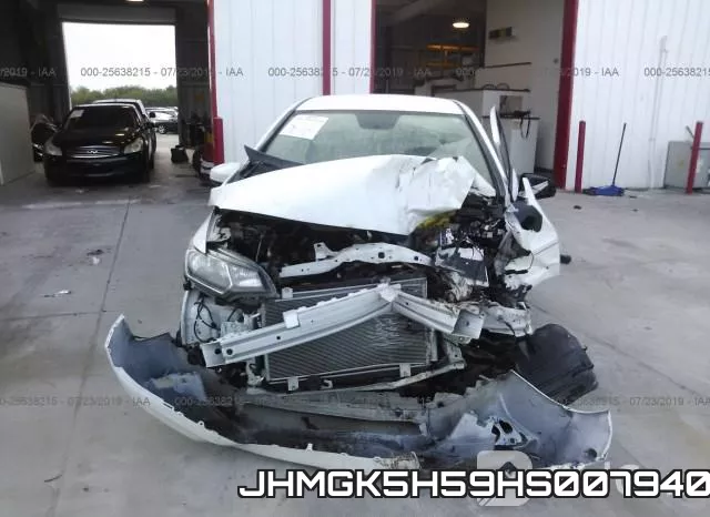 JHMGK5H59HS007940 фото 7