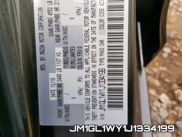 JM1GL1WY1J1334199 фото 2