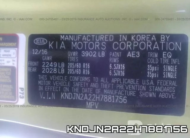 KNDJN2A22H7881756 фото 10
