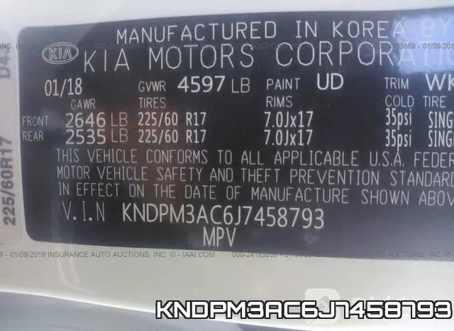 KNDPM3AC6J7458793 фото 10