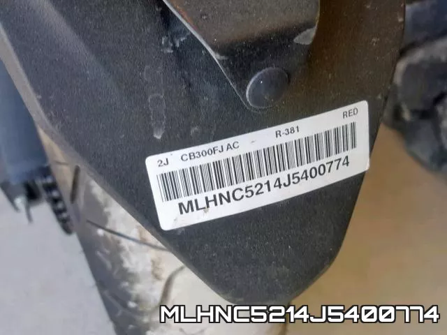 MLHNC5214J5400774 фото 2