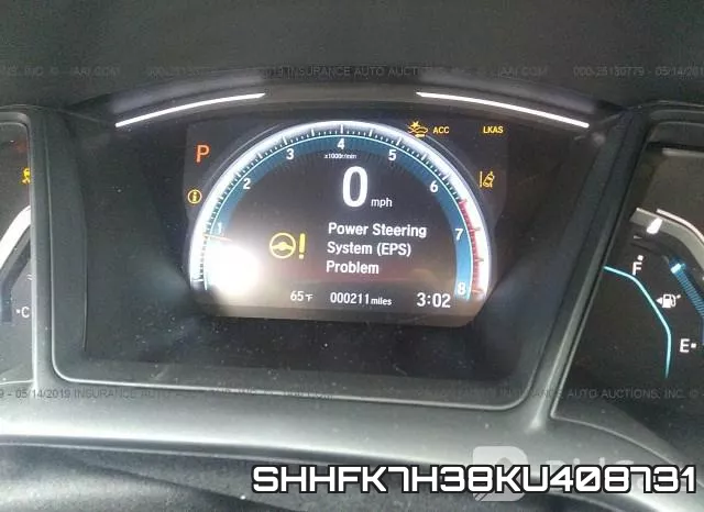 SHHFK7H38KU408731 фото 8
