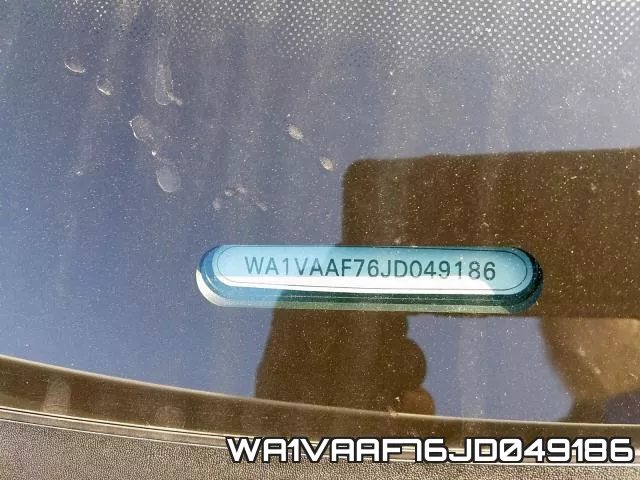 WA1VAAF76JD049186 фото 2