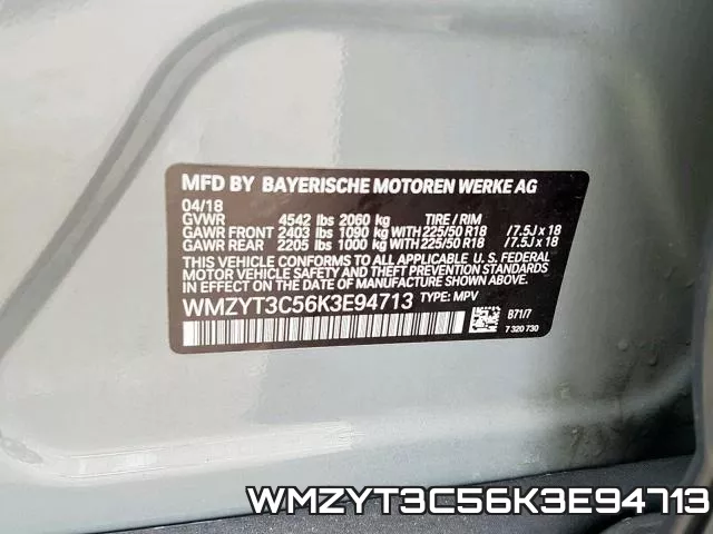 WMZYT3C56K3E94713 фото 2