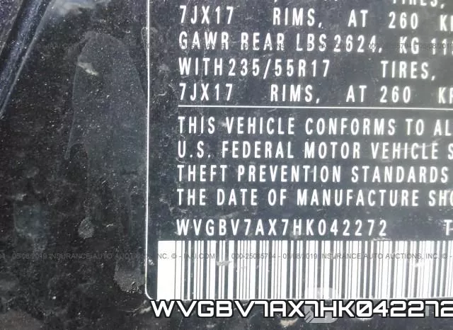 WVGBV7AX7HK042272 фото 10