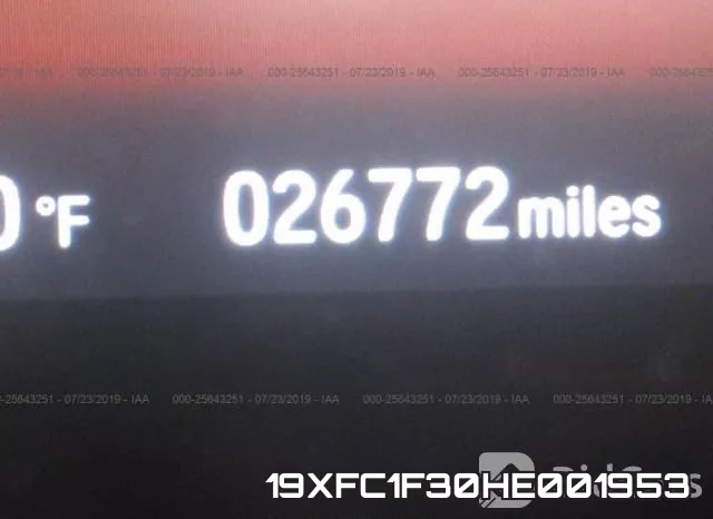 19XFC1F30HE001953 фото 8