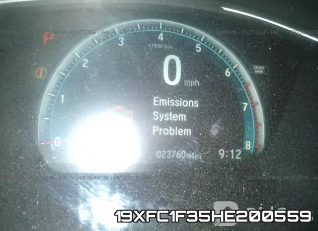 19XFC1F35HE200559 фото 8