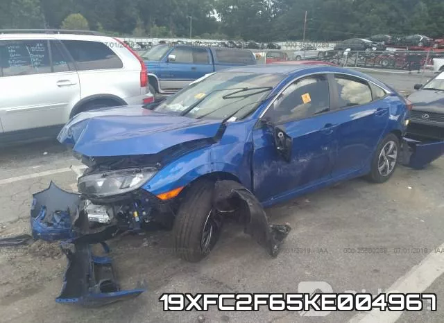 19XFC2F65KE004967 фото 3