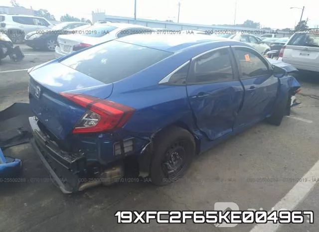 19XFC2F65KE004967 фото 5