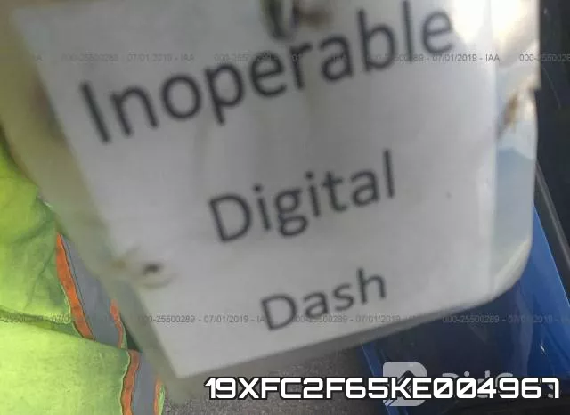 19XFC2F65KE004967 фото 8