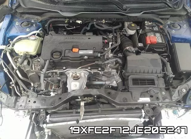19XFC2F72JE205247 фото 2