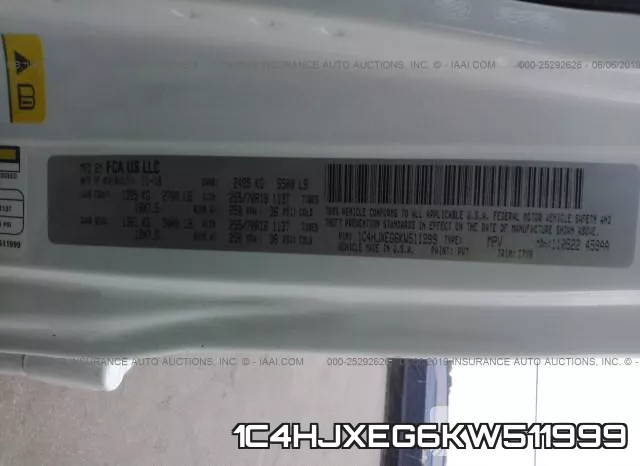 1C4HJXEG6KW511999 фото 10