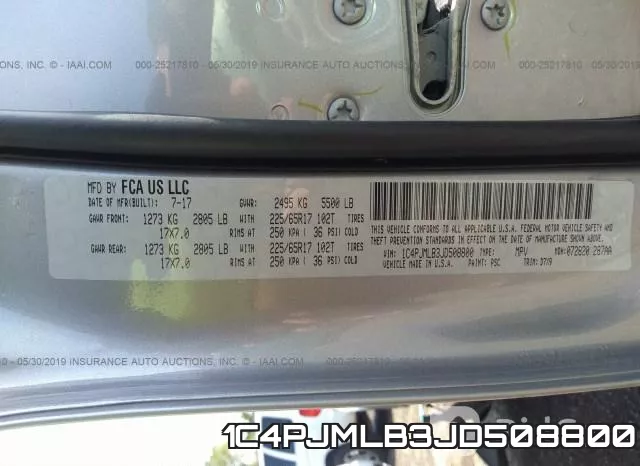 1C4PJMLB3JD508800 фото 10
