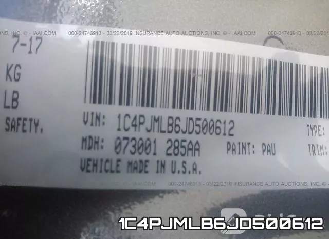 1C4PJMLB6JD500612 фото 10