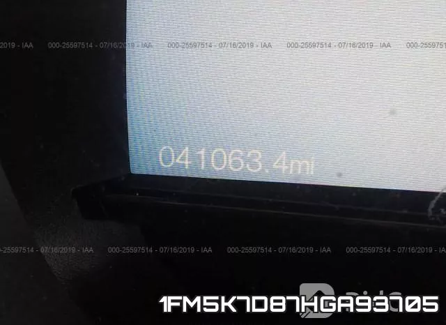 1FM5K7D87HGA93705 фото 8