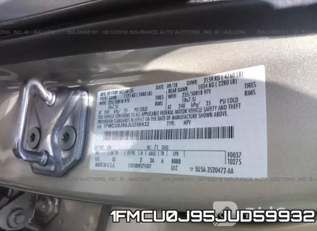 1FMCU0J95JUD59932 фото 10