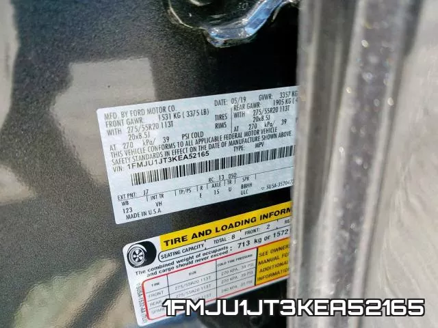 1FMJU1JT3KEA52165 фото 2
