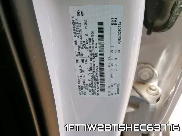 1FT7W2BT5HEC63776 фото 2