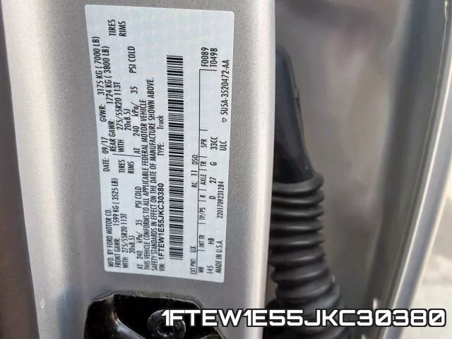 1FTEW1E55JKC30380 фото 2