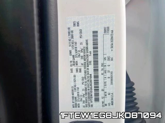 1FTEW1EG8JKD87094 фото 2