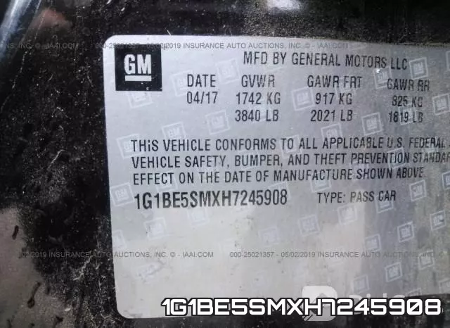 1G1BE5SMXH7245908 фото 10