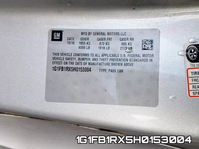 1G1FB1RX5H0153004 фото 2