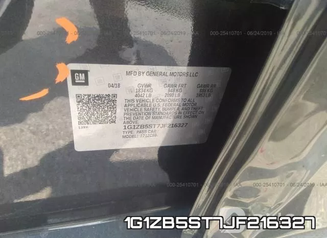 1G1ZB5ST7JF216327 фото 10