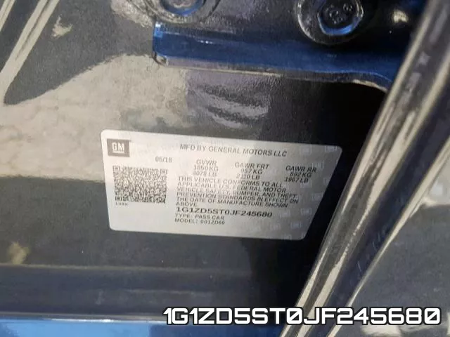 1G1ZD5ST0JF245680 фото 2