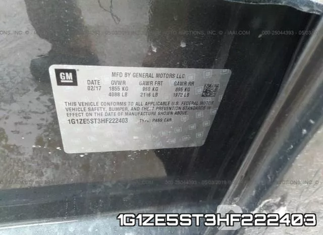 1G1ZE5ST3HF222403 фото 10
